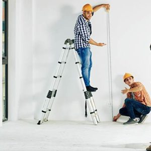 some workers are measure ing size